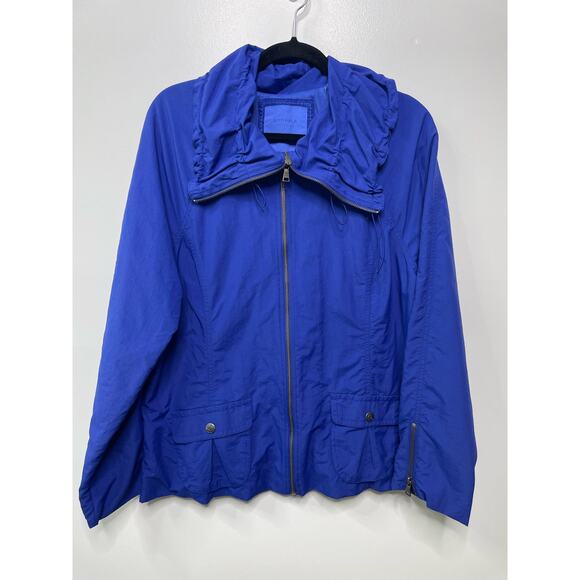 Sonoma Long Sleeve Full Zip Lightweight Windbreaker Jacket Blue XL‎ Outdoor Gorp - Picture 3 of 9